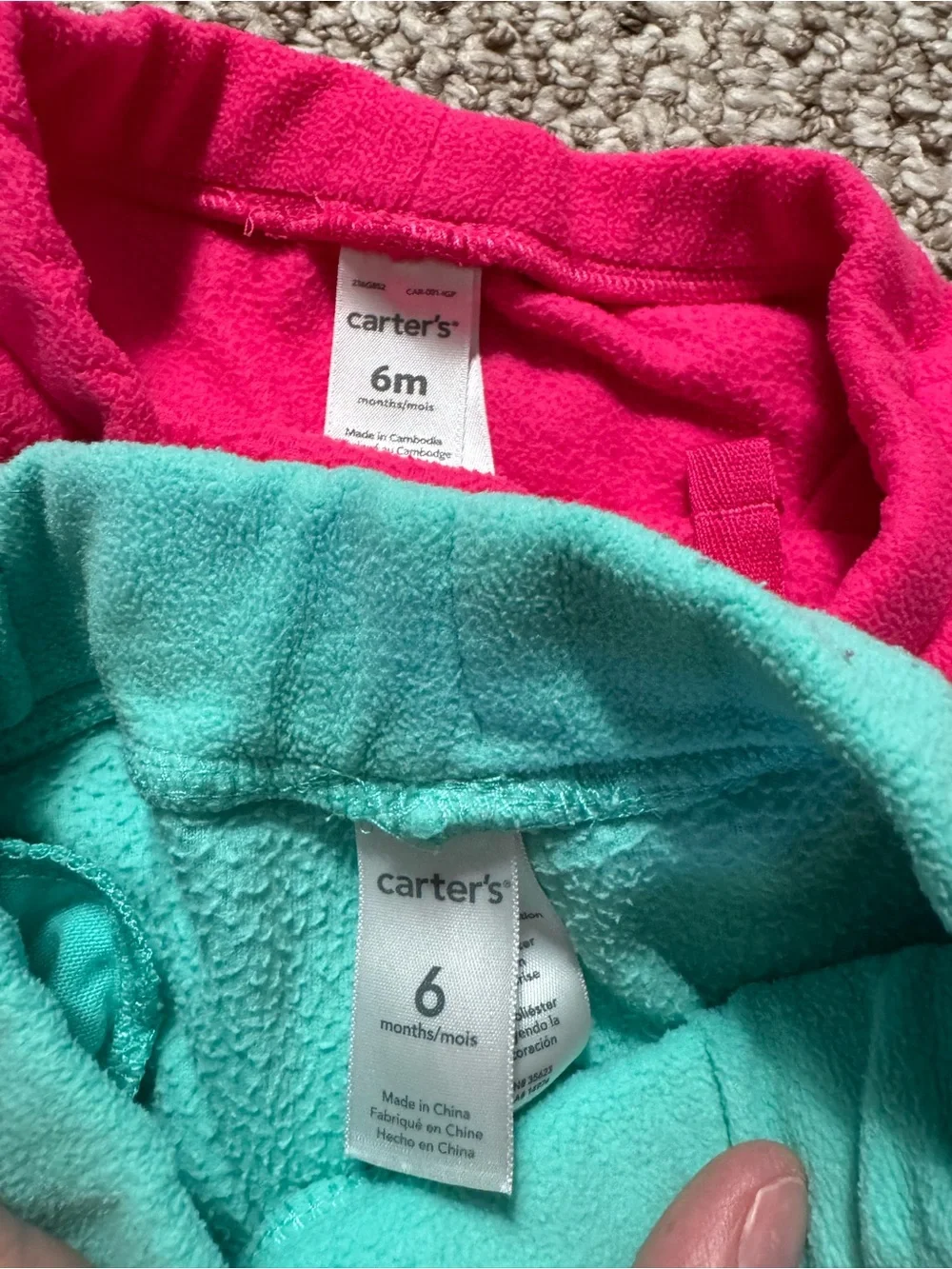 Carters cozy pair